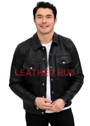 Henry Golding The Ministry of Ungentlemanly Warfare Leather Jacket