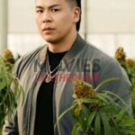 Jackie Ming Tulsa King Grey Bomber Jacket