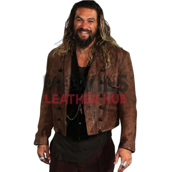 Justice League Aquaman Brown Leather Jacket