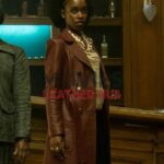Lou The Continental From the World of John Wick 2023 Leather Coat