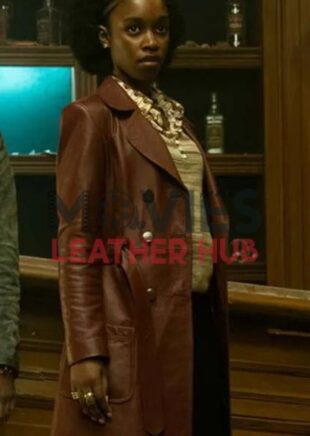 Lou The Continental From the World of John Wick 2023 Leather Coat