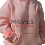 Palm Puff Pink Hoodie