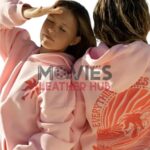 Palm Puff Pink Hoodie