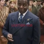 Paterson Joseph Wonka Blue Blazer