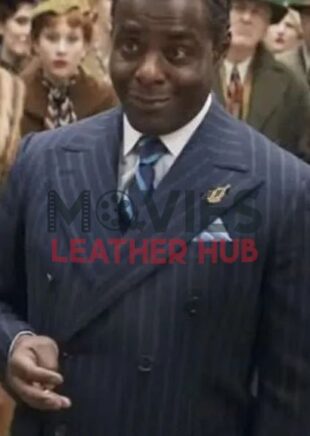 Paterson Joseph Wonka Blue Blazer