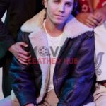 Road House Lukas Gage Shearling Leather Jacket