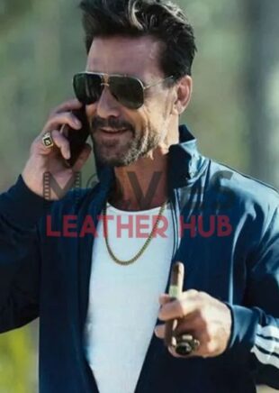 Bill Bevilaqua Tulsa King Blue Track Jacket