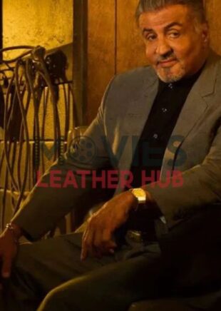 Sylvester Stallone Tulsa King Season 1 Grey Suit