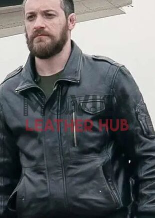 Tornike Gogrichiani Extraction 2 Black Leather Jacket