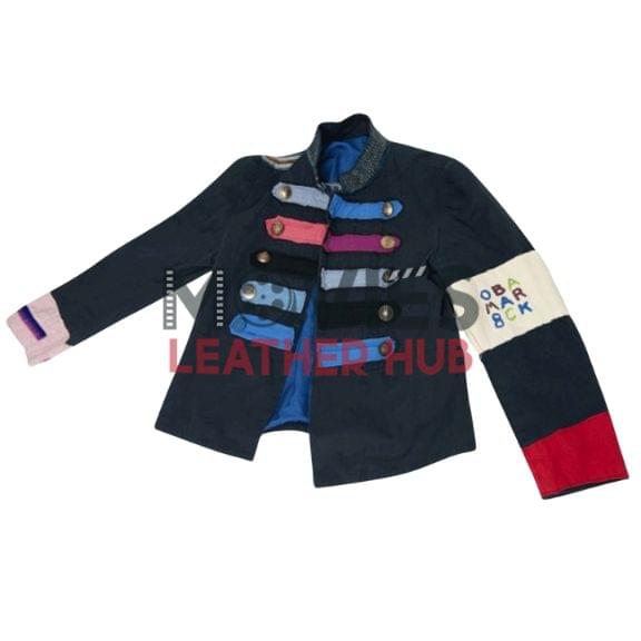Chris Martin Viva La Vida Coldplay Blue Jacket